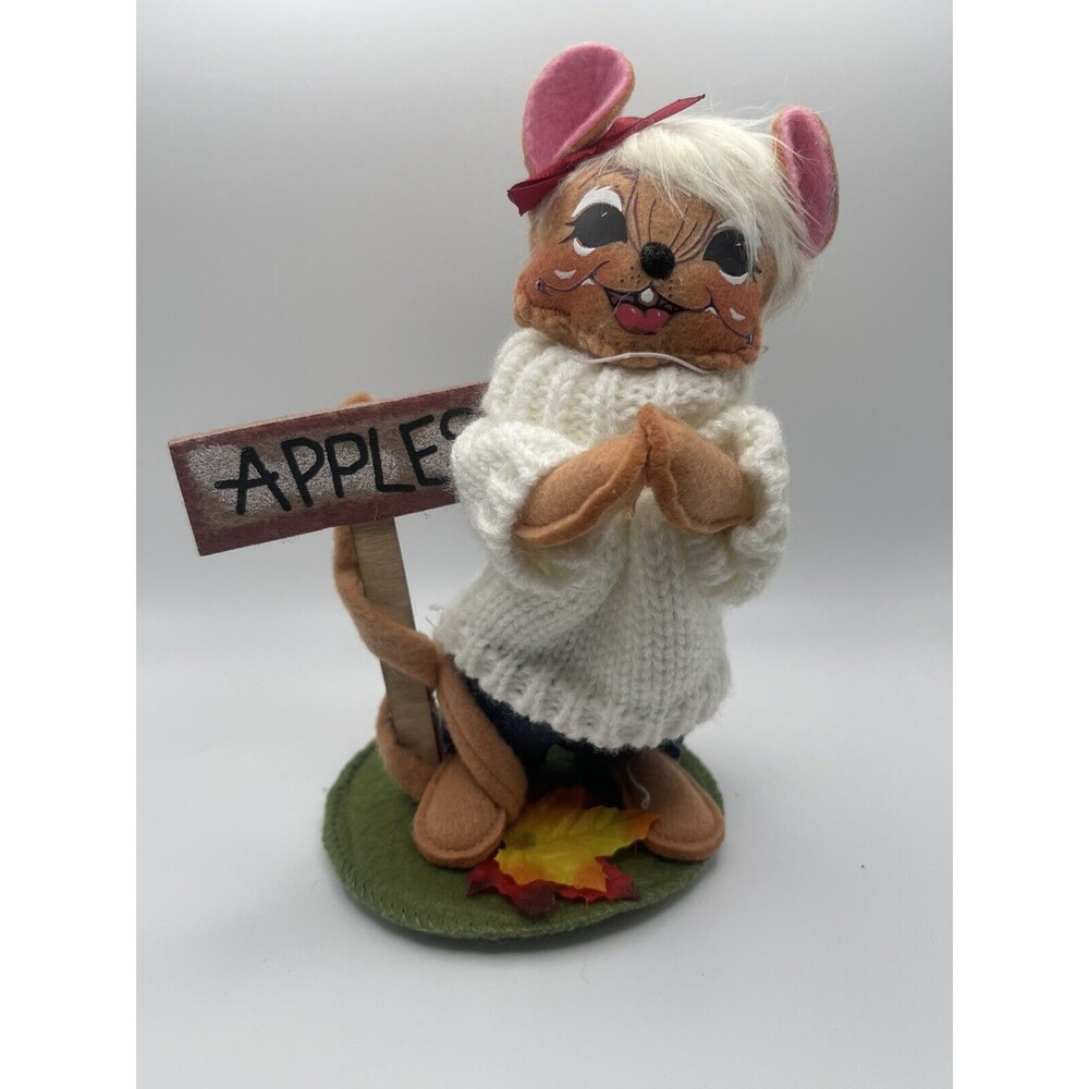Annalee 2021 Apple Orchid 6” Fall Mouse Doll New But Missing Apples